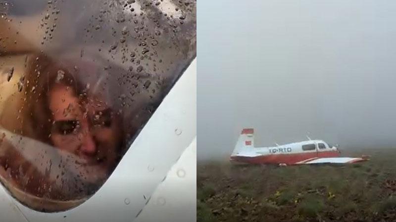 Kaçkar'daki kazadan yeni görüntüler! İşte uçağın bulunduğun an