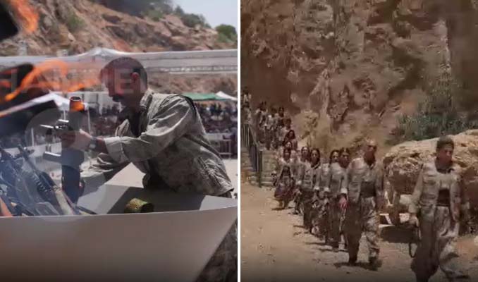Süleymaniye’de tarihi an: PKK’lı ilk grup silah bıraktı
