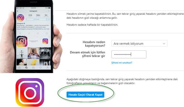 Instagram dondurulan hesap geri açma işlemleri Geçici olarak kapatılan Instagram hesabı nasıl açılır