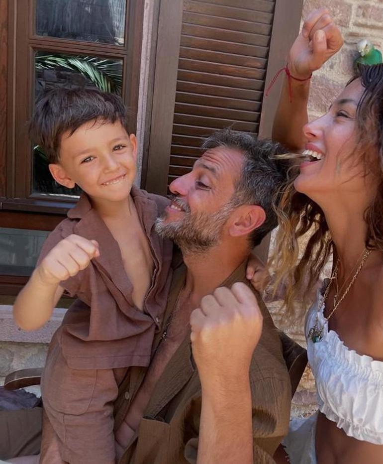 Marsel 5 yaşına girdi Ünlü oyuncudan duygusal kutlama: Kalbimin en güzel yerini sen doldurdun