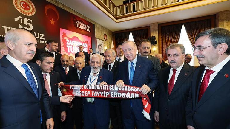 TBMMde 15 Temmuzda önemli zirve: Erdoğan, Bahçeli ve Destici görüştü
