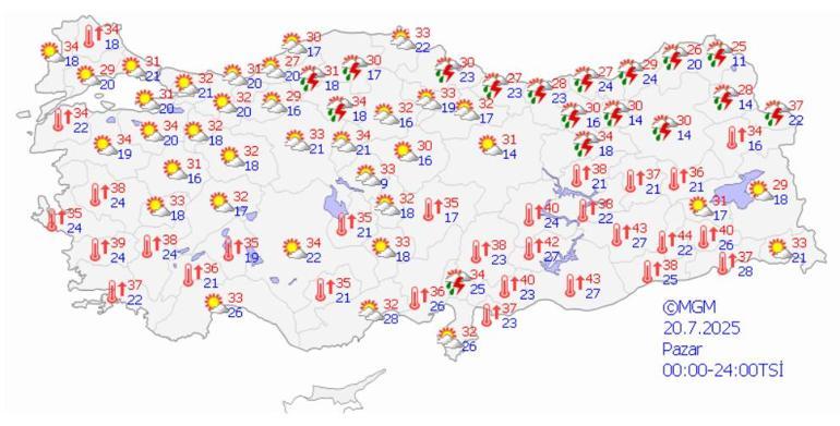 Kuvvetli geliyor Meteoroloji ve Valiliklerden peş peşe hava durumu uyarısı Ankara, Konya ve Aksaray çevreleri...
