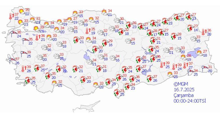 Kuvvetli geliyor Meteoroloji ve Valiliklerden peş peşe hava durumu uyarısı Ankara, Konya ve Aksaray çevreleri...