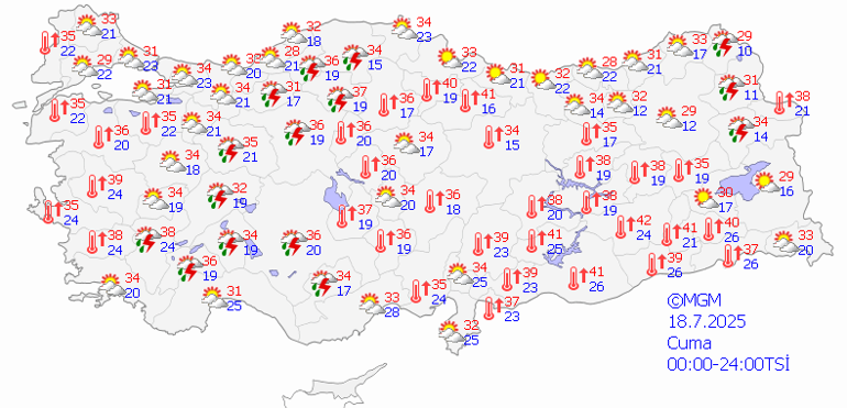 18 TEMMUZ SON DAKİKA HAVA DURUMU: Bugün hava nasıl olacak O illerde sıcaklık azalacak