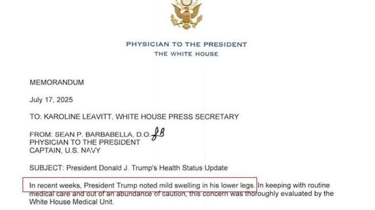 Günlerdir konuşuluyordu: ABD Başkanı Trumpın gizemli hastalığı ortaya çıktı