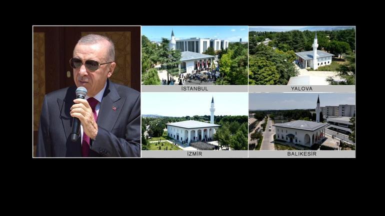 SON DAKİKA... Milli Savunma Üniversitesi Camii açılışı Cumhurbaşkanı Erdoğan: Camilerimiz Selçuklu zarafetini taşıyor