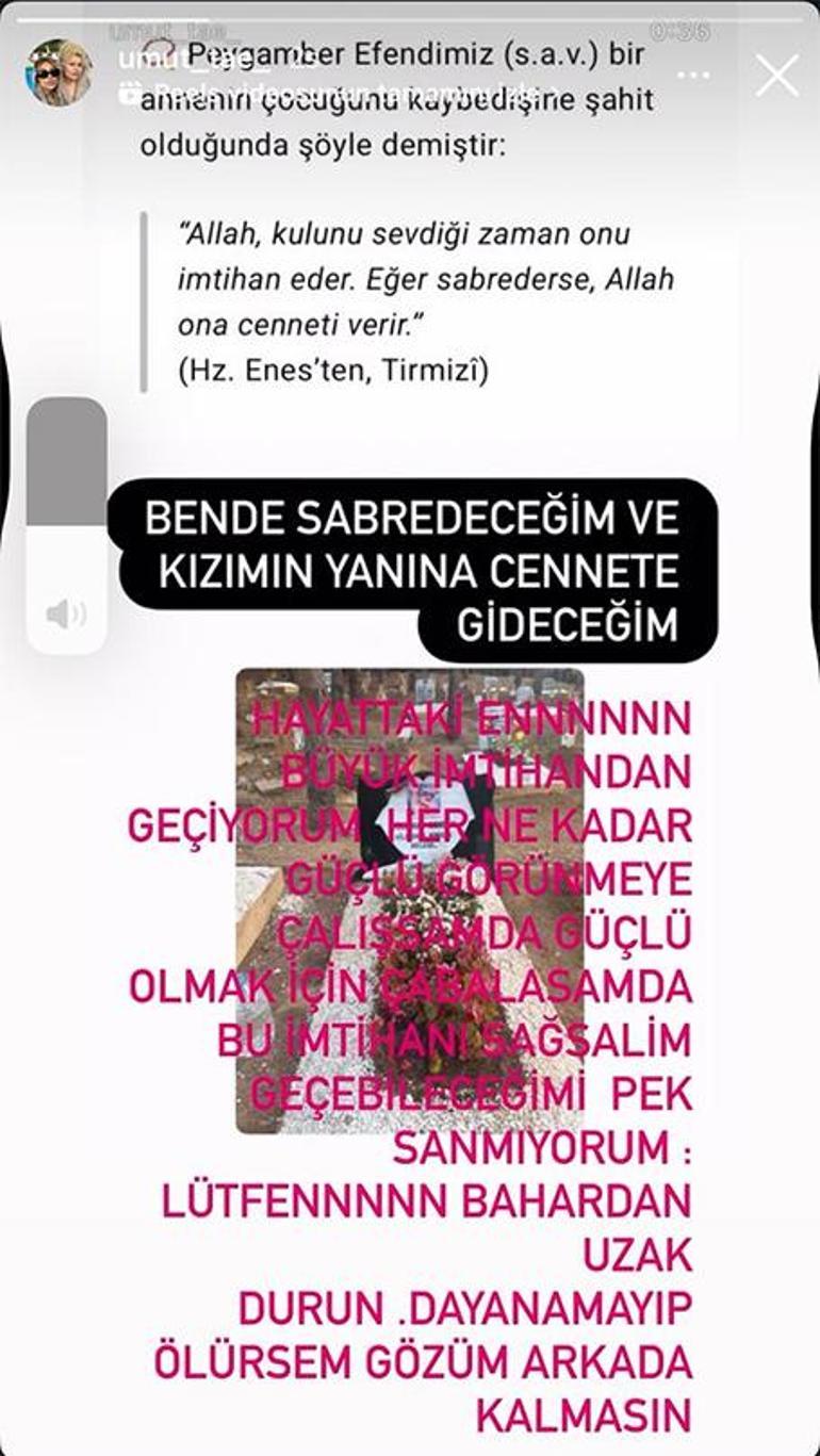 Acılı anne Umut Candandan yürek yakan sözler Kızımın yanına cennete gideceğim