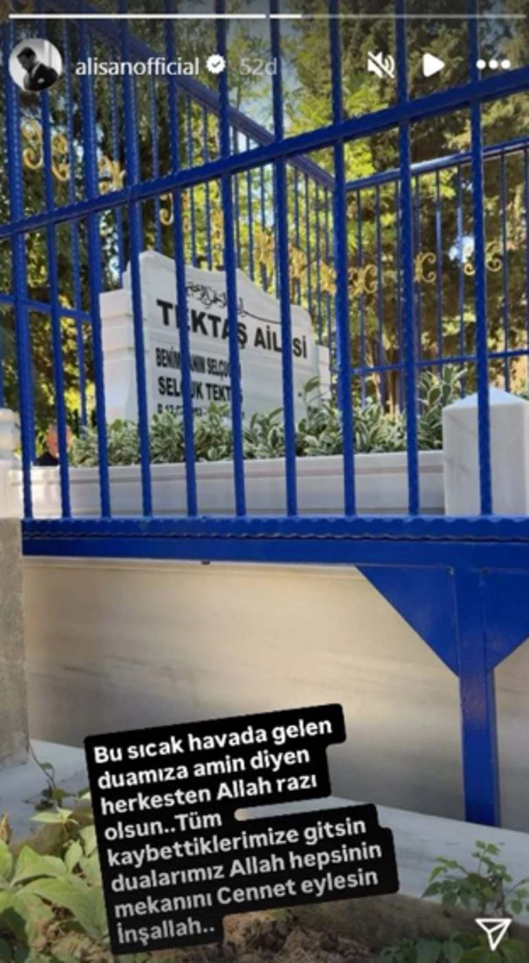 Alişan kardeşinin mezarında ağladı Ölüm hepimizin çok yakınında