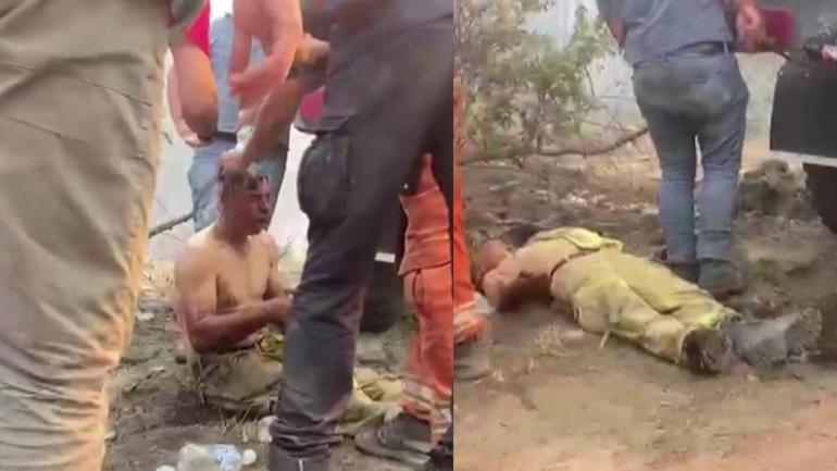 Personelin çığlığı yankılandı: “KURTARIN BENİ” | Yangından son anda böyle kurtarıldı