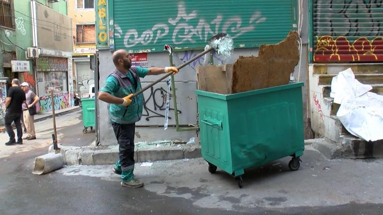 Beyoğlunda büfedeki patlama anı kamerada Hasar gündüz ortaya çıktı