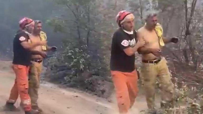 Yangında şehit olan AKUT ekibinin son görüntüsü ortaya çıktı