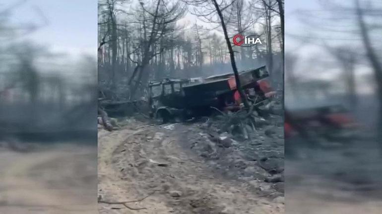 Eskişehirde 10 orman kahramanının şehit olduğu alan görüntülendi