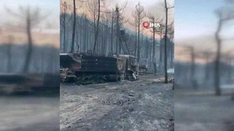 Eskişehirde 10 orman kahramanının şehit olduğu alan görüntülendi