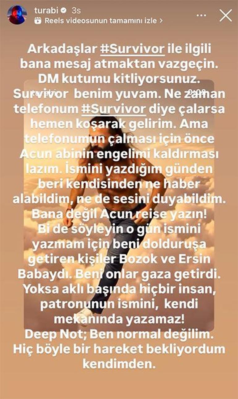Turabiden yıllar sonra Survivor itirafı Acun Ilıcalı pişmanlığını isim vererek ilk defa açıkladı