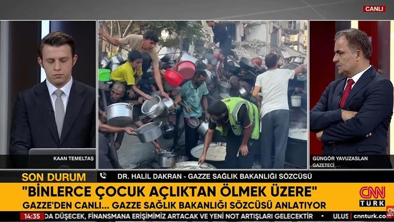 Gazze Sağlık Bakanı Dakran, CNN Türk ekranlarından dünyaya seslendi: İsrail açlığı silah olarak kullanıyor