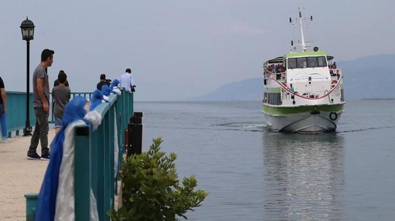 İznik Gölünde büyük çekilme Görüntü tedirgin etti