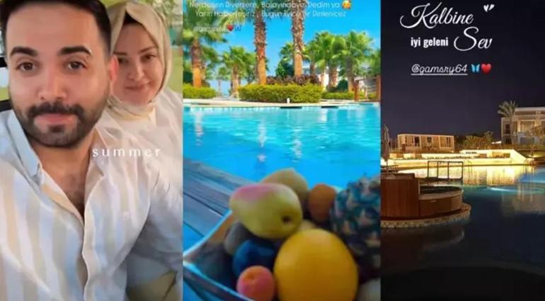 Mısır sonrası yeni rota belli oldu Kadir Ezildi ve eşi Gamze Türkmenden aşk dolu poz