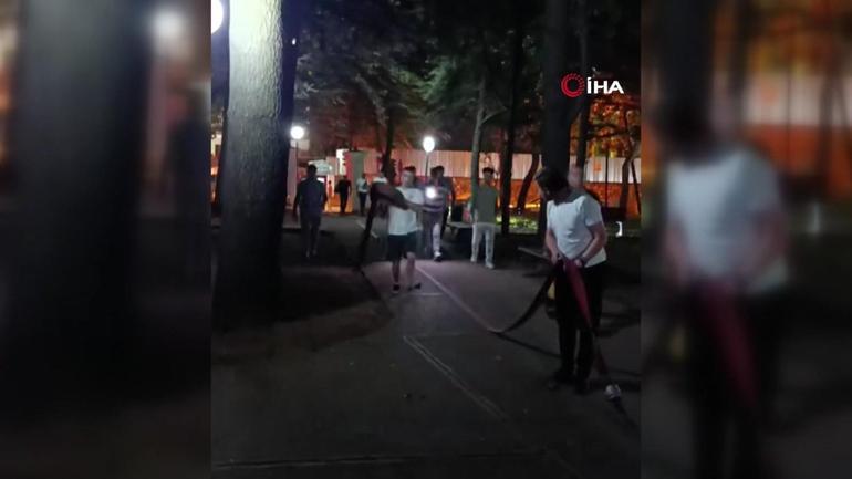 Bursa Başsavcılığı duyurdu: Havai fişek atarak yangına neden olan 4 kişi gözaltına alındı