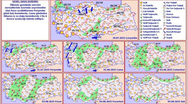 Son dakika... Meteoroloji yarın için saat verip uyardı İstanbul dahil: Gök gürültülü sağanak geliyor