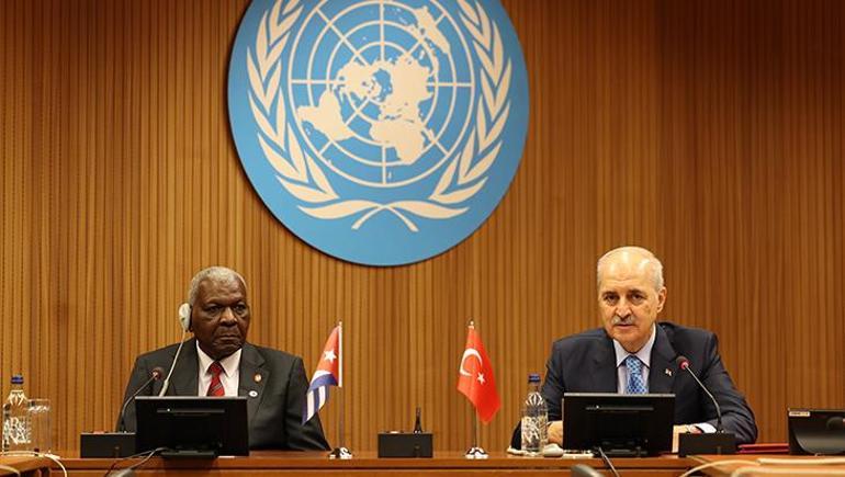 TBMM Başkanı Numan Kurtulmuştan Cenevrede ikili temaslar