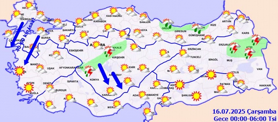 Başkent dahil 20'den fazla il için sağanak yağışı uyarısı - 4