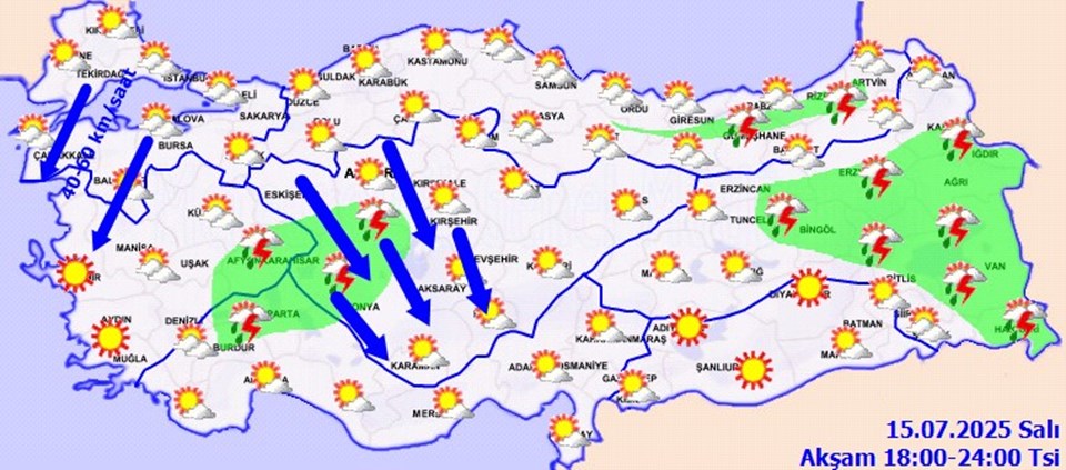 Başkent dahil 20'den fazla il için sağanak yağışı uyarısı - 3