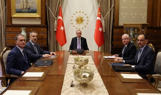 Beştepe'de güvenlik zirvesi: İsrail-İran çatışması ele alındı