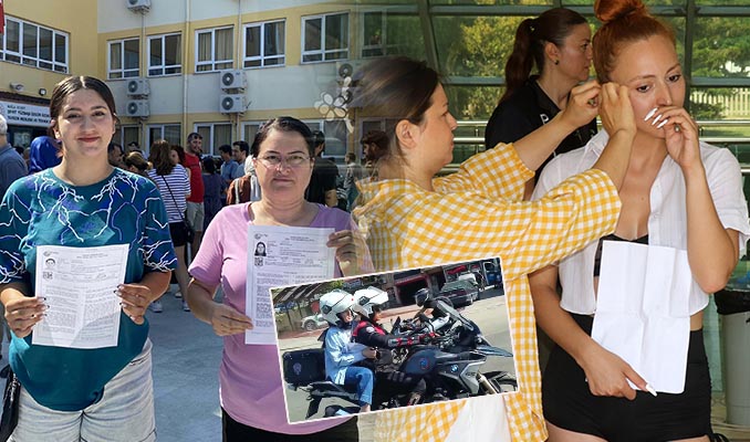 YKS'den ilginç görüntüler! Aksesuarları yüzünden sınava giremedi
