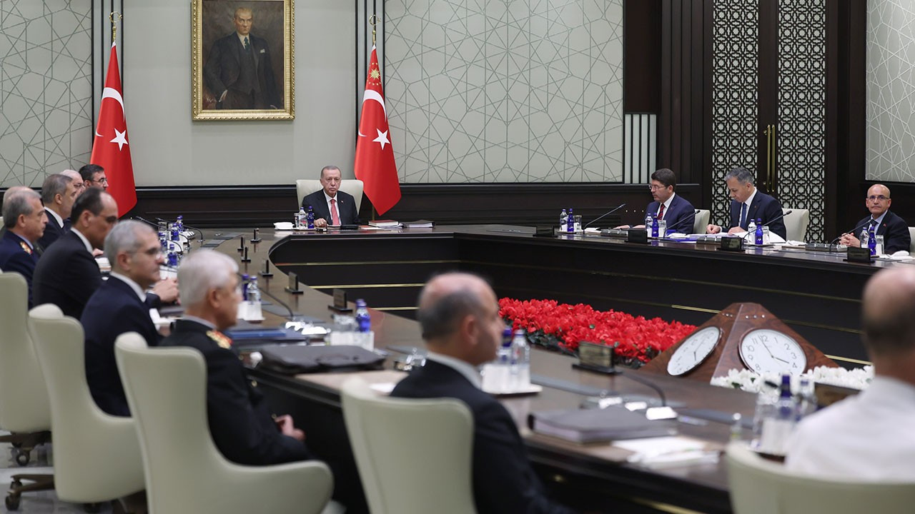 Erdoğan'ın başkanlığında gerçekleştirilen MGK sona erdi