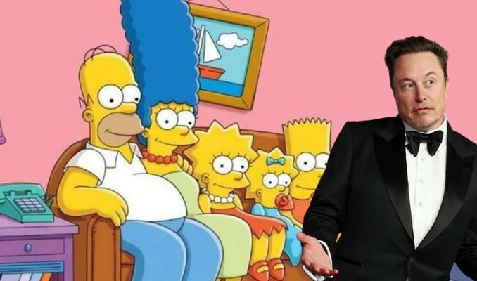 Simpsonlar'dan bomba Elon Musk kehaneti