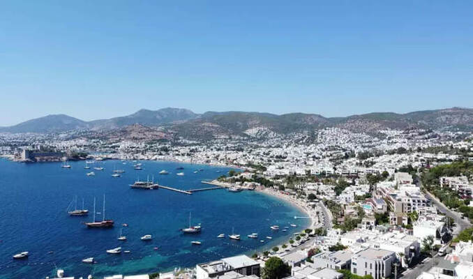 Bodrum denizden içme suyu çekiyor!