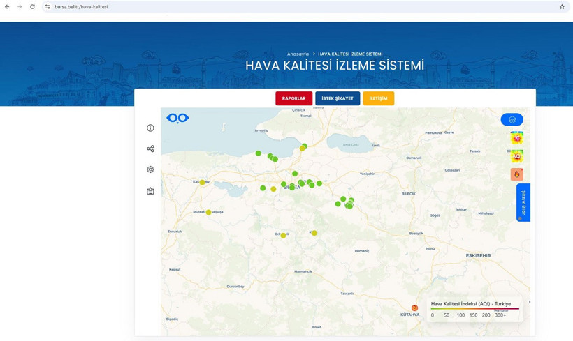 Bursa Büyükşehir Belediyesi'nden yangın noktalarını anlık gösteren sistem - Resim : 2