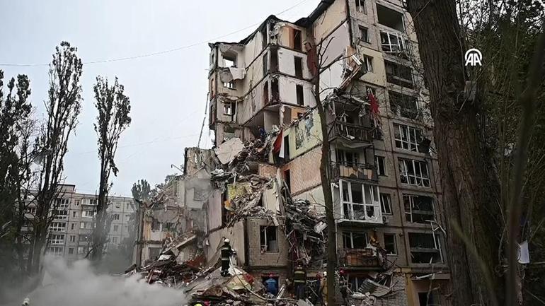 Rusyadan Kieve büyük hava saldırısı: 8 ölü, 130 yaralı