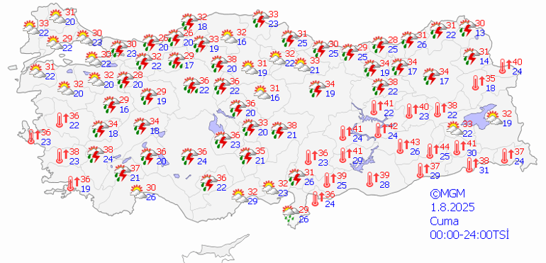 1 Ağustos Hava Durumu: İstanbul’a Yağmur Geliyor mu Meteoroloji’den Hafta Sonu Uyarısı