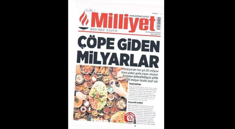 ‘Gösteri’ bitince kahvaltı çöpte