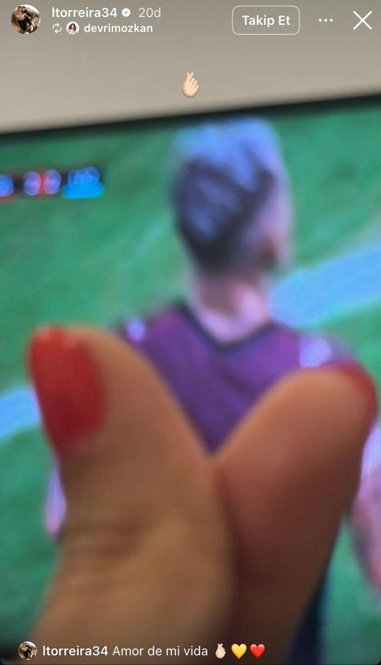 Devrim Özkan ile Lucas Torreira barıştı Hayatımın aşkı