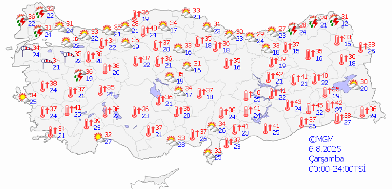 6 AĞUSTOS 2025 GÜNCEL HAVA DURUMU | Bugün Hava Nasıl Olacak Meteorolojiden Marmara İçin Fırtına Uyarısı