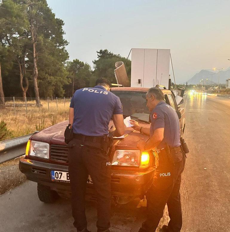 Nişan bozulunca ortak aldıkları kamyoneti çalıntı diye şikayet etti Polis trafikten men etti