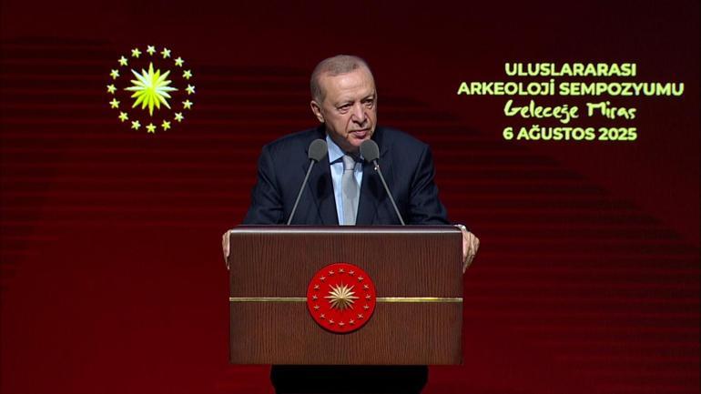 SON DAKİKA... Cumhurbaşkanı Erdoğan: Dünya arkeolojisinde ilk sırada yer alıyoruz