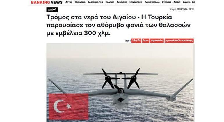 Türkiyenin yeni gözdesi Talay İHA, Yunanistanda yankılandı: 300 km menzilli, denizlerin sessiz katili