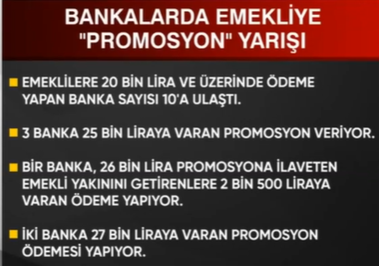 Emekliler dikkat Bankalardan promosyon yarışı: İşte en yüksek ödeme tutarı