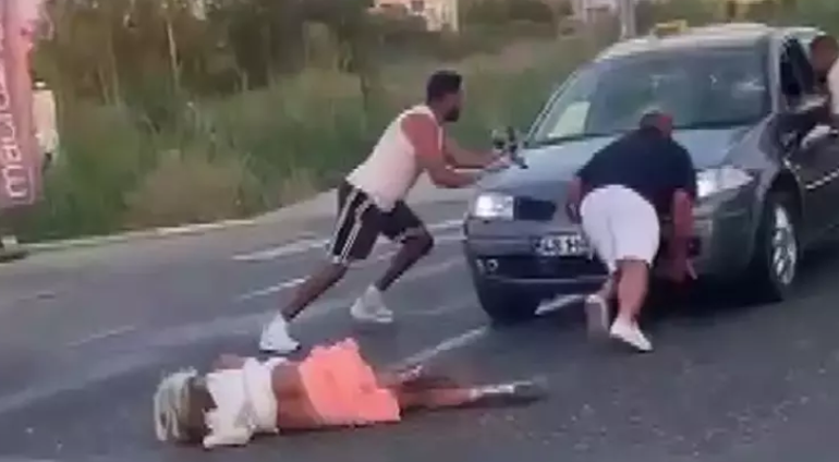 İstanbulda taksici dehşeti Tartıştığı genç kızı tek yumrukla bayılttı